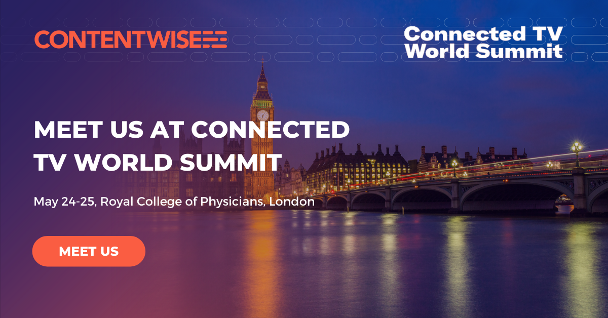 ContentWise will be at Connected TV World Summit 2022 ContentWise