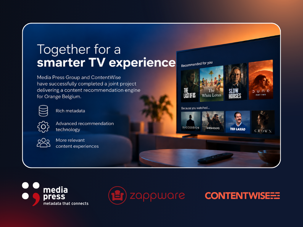 ContentWise MPG Orange Belgium - User experience TV personalization