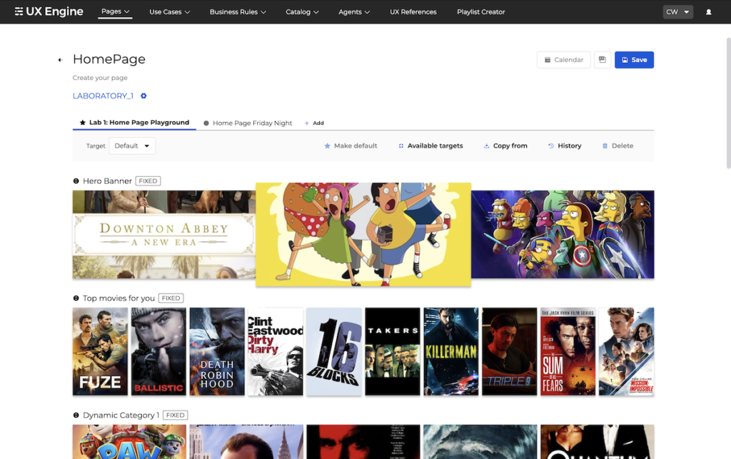 ContentWise page preview