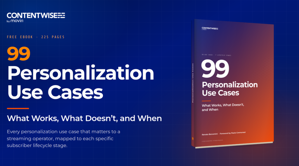 99 Personalization Use Cases eBook for Streaming TV operators